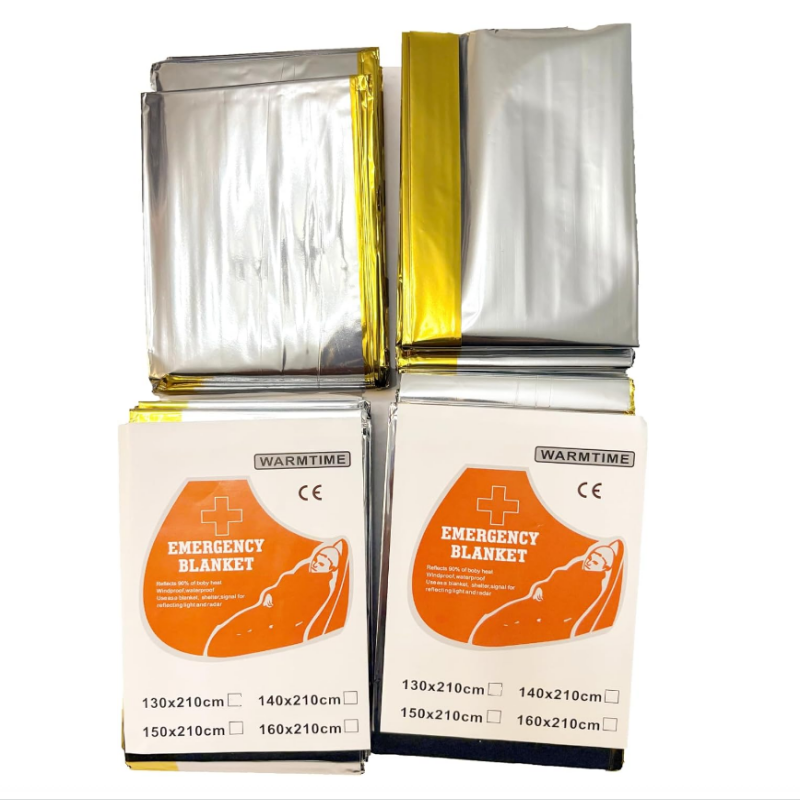 Emergency Mylar Tent - 4 Paket Selimut Termal Darurat Mylar