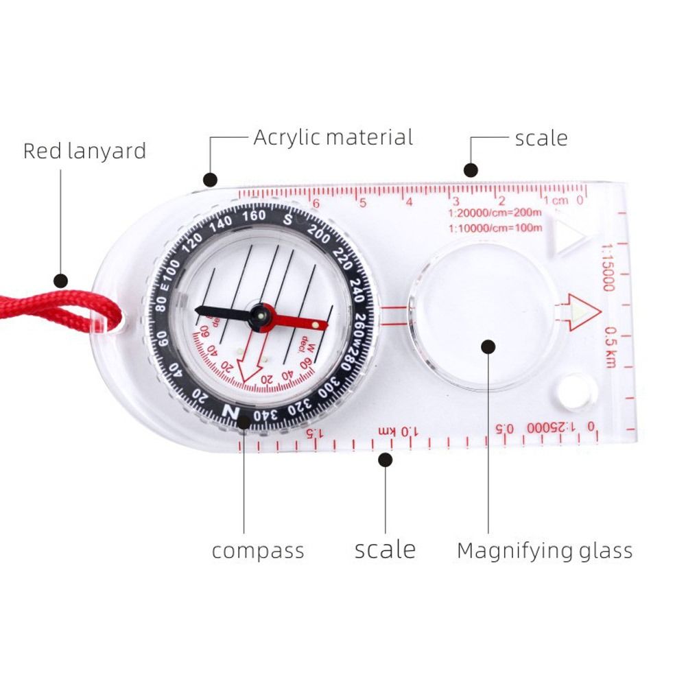 Orienteering kompas Baseplate  - Compass Lensatic ulasan dan harga