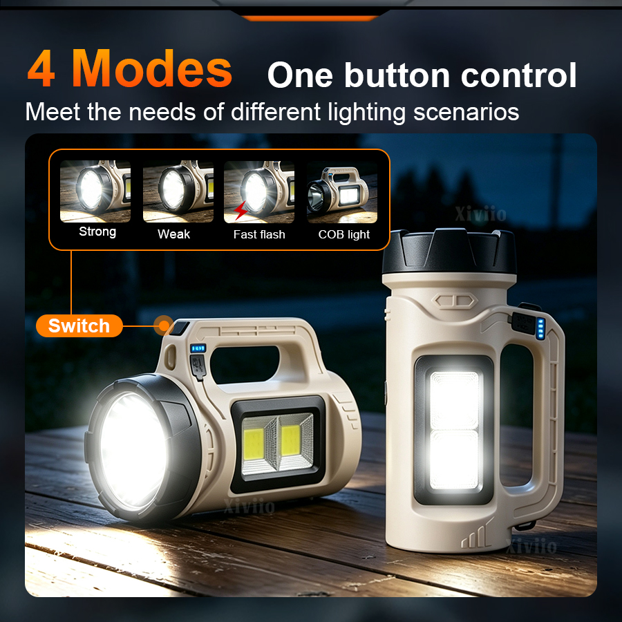 Senter LED genggam multipemand - Solar Emergency Charger ulasan dan harga
