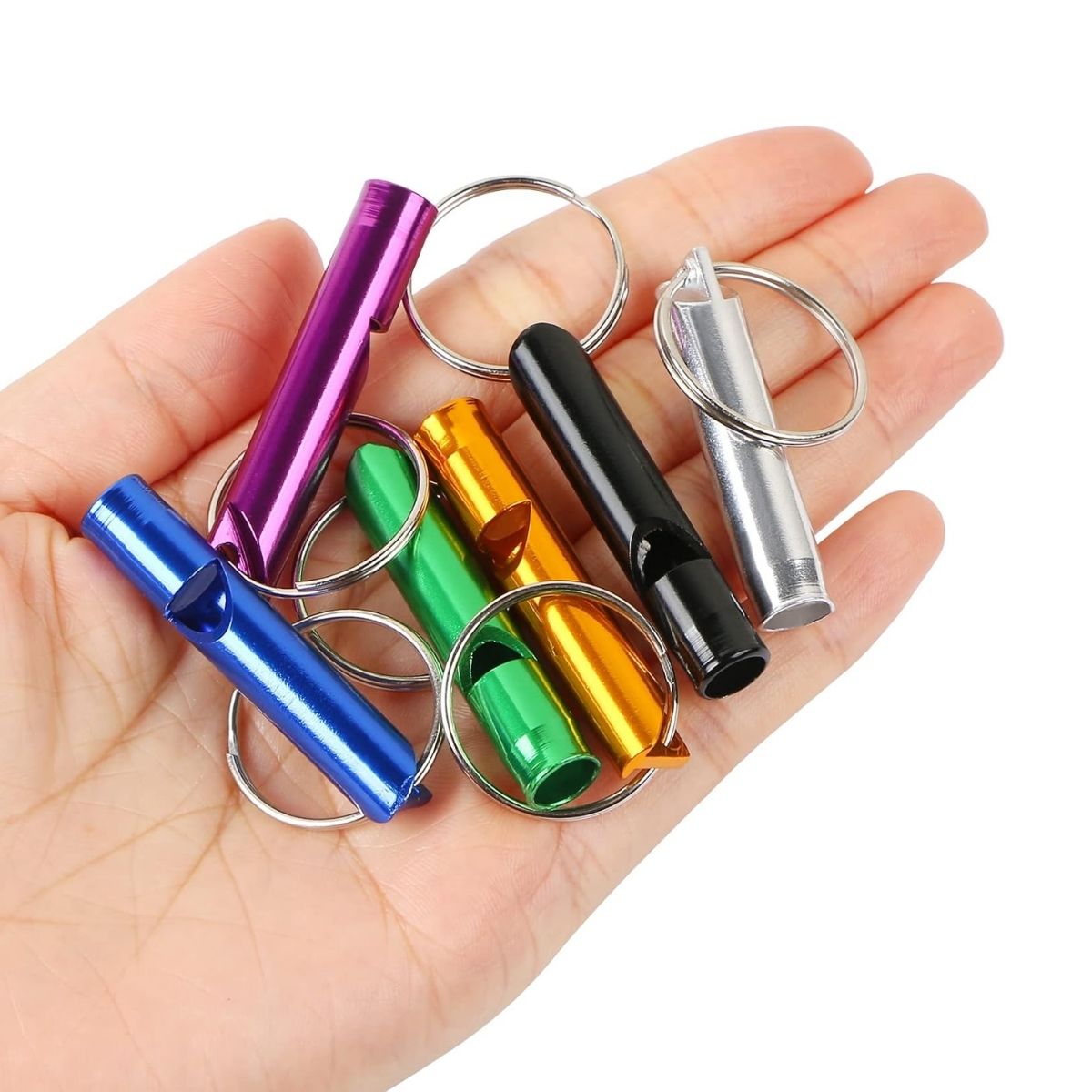 7Pcs Peluit Darurat Warna Acak - Emergency Whistle Loud ulasan dan harga