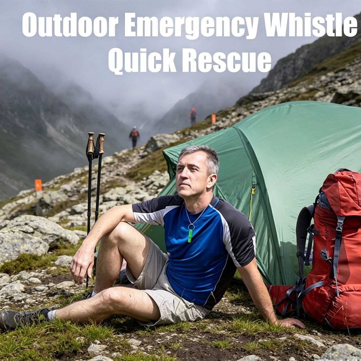 7Pcs Peluit Darurat Warna Acak - Emergency Whistle Loud ulasan dan harga