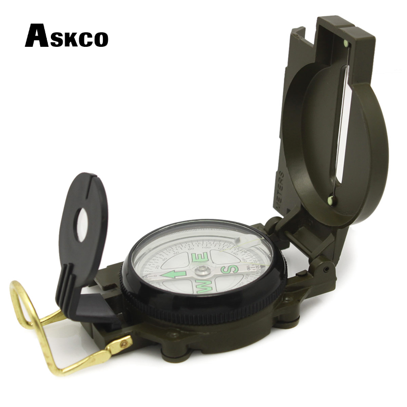 Kompas Lensa Lipat Hijau Tenta - Compass Lensatic ulasan dan harga